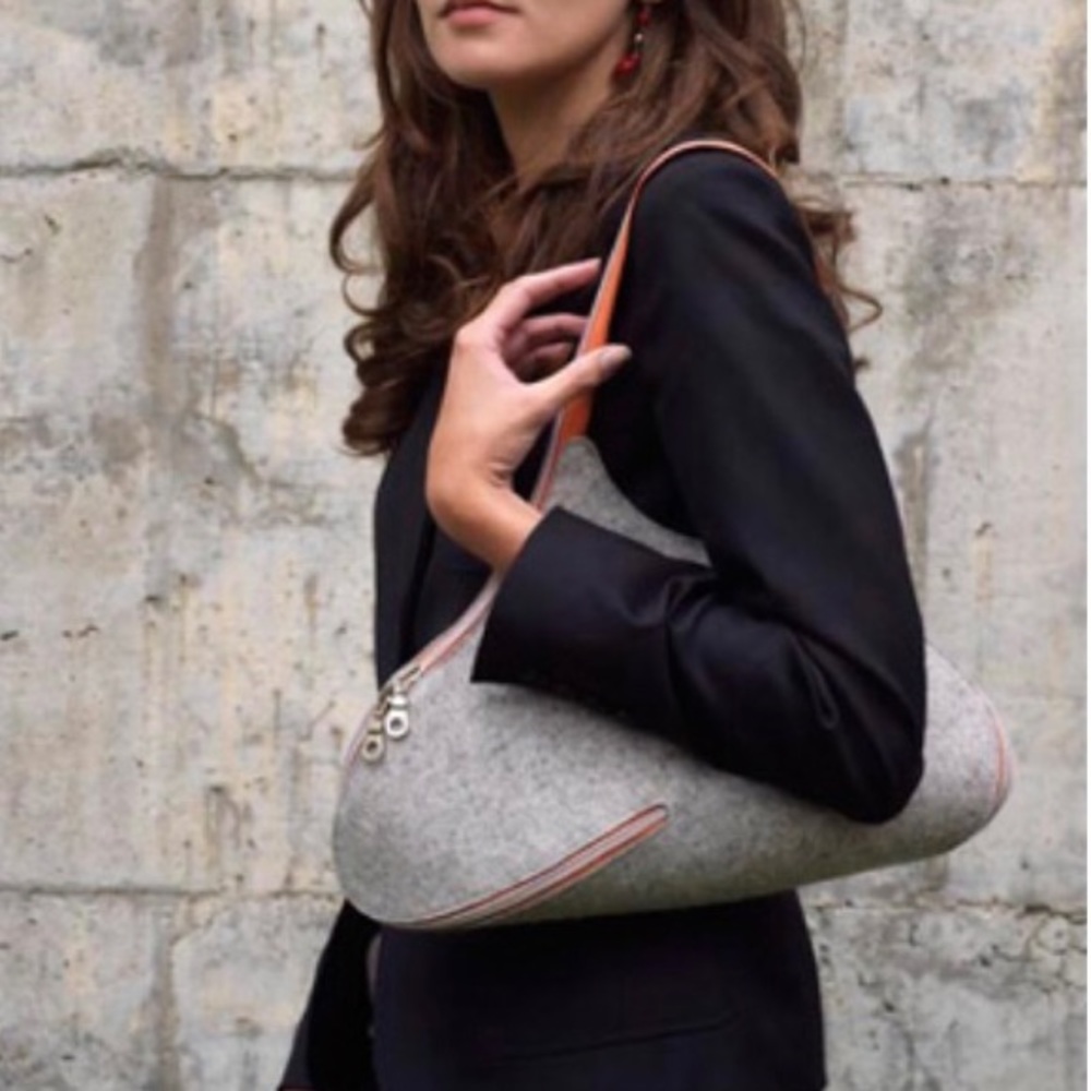 Eco Friendly Industrial Felt Wool Shoulder Bag